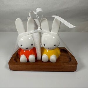 Miffy salt and pepper shakers.